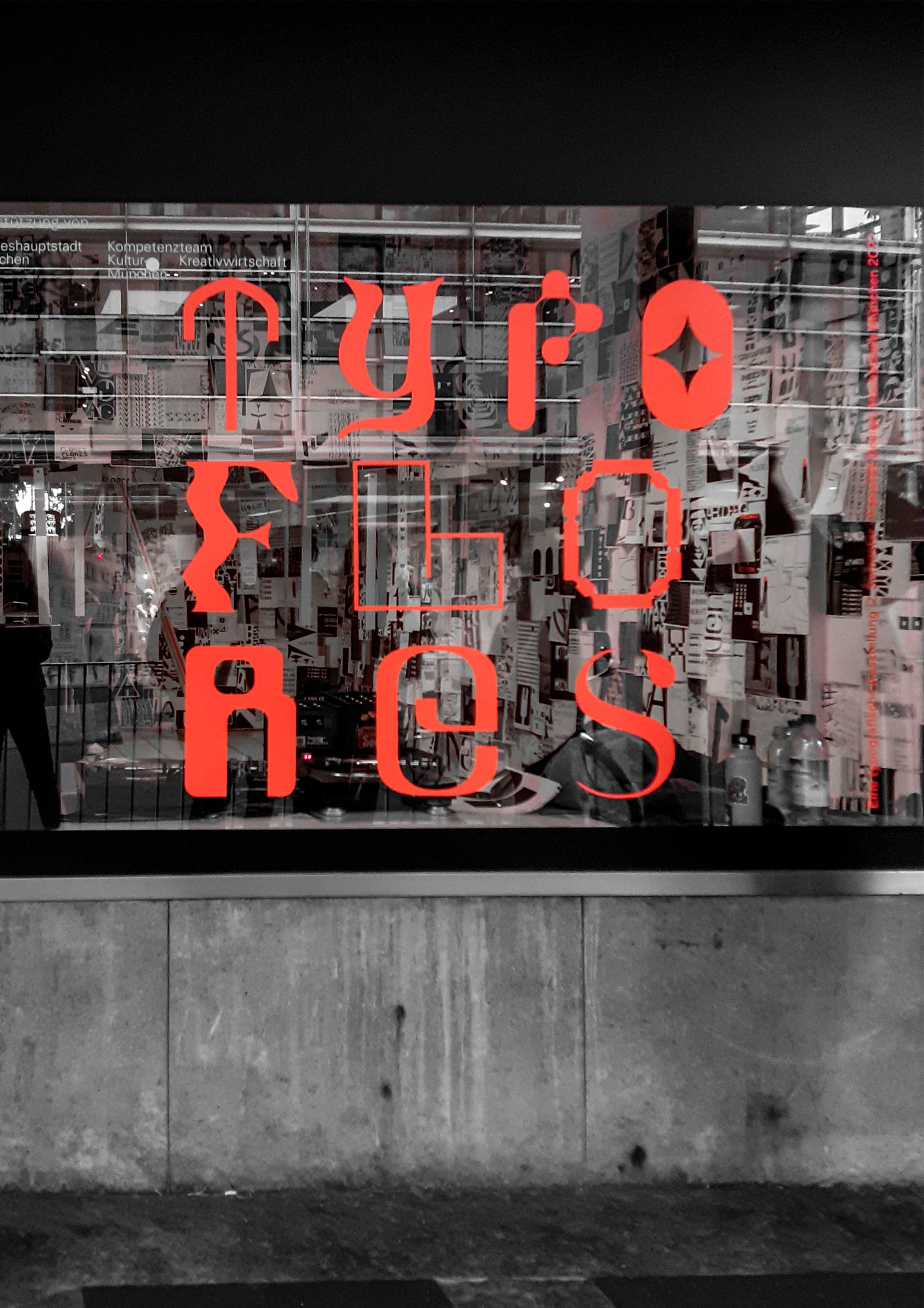 Foto der Ausstellung Typoflores